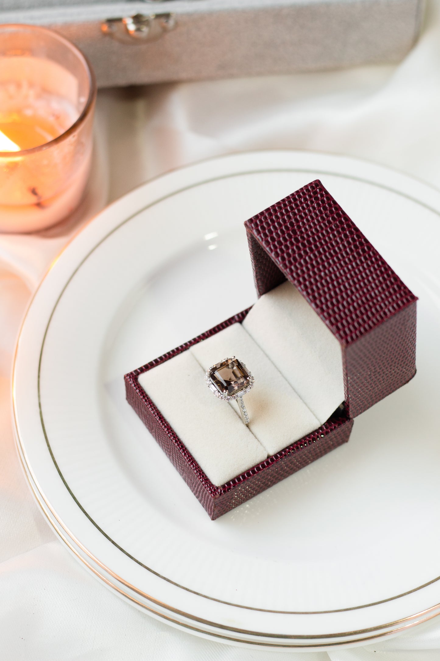 Smoky Essence Statement Ring