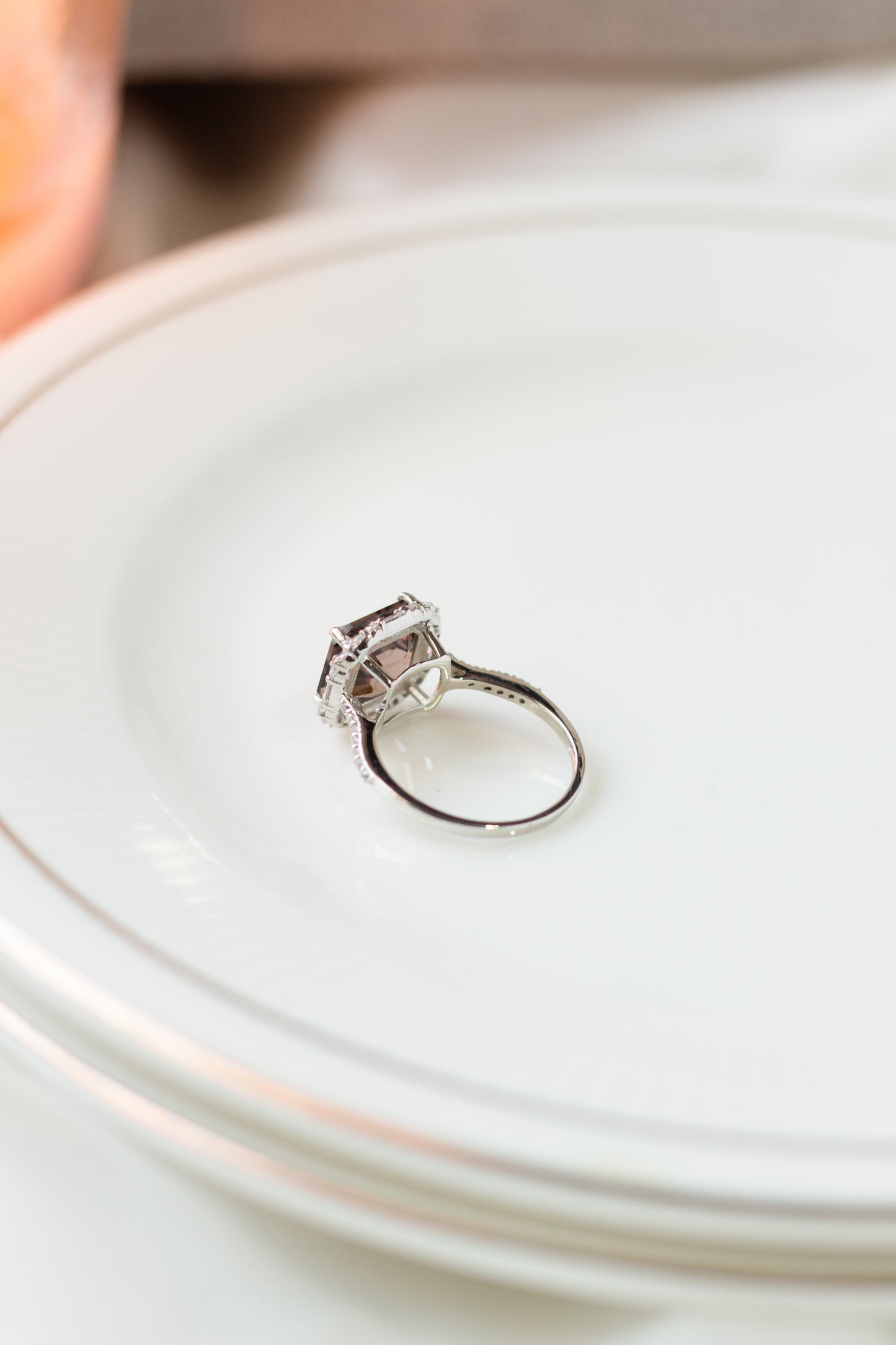 Smoky Essence Statement Ring