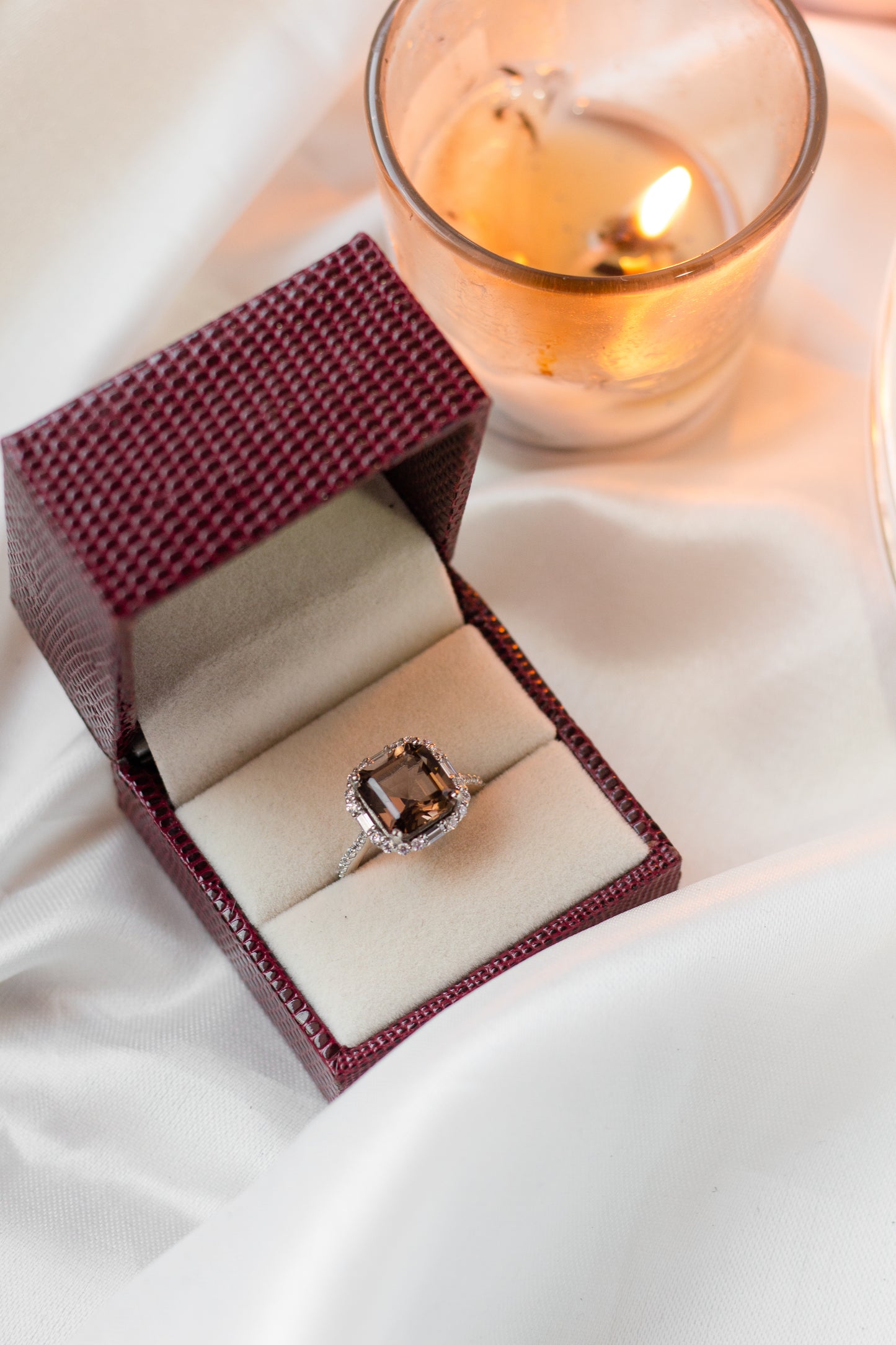 Smoky Essence Statement Ring