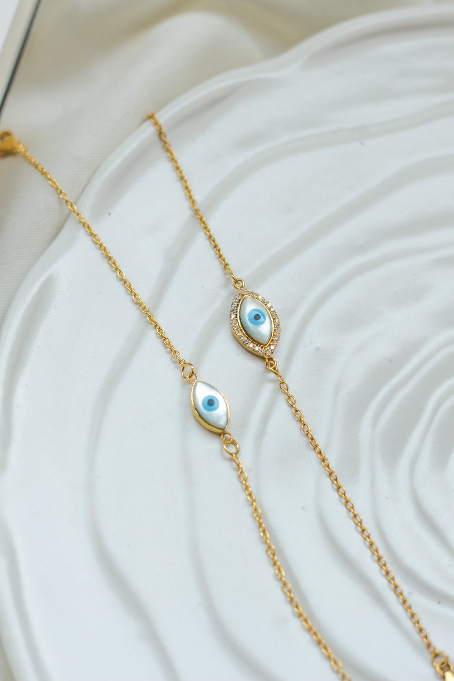 Evil Eye Bracelet Halo Marquise