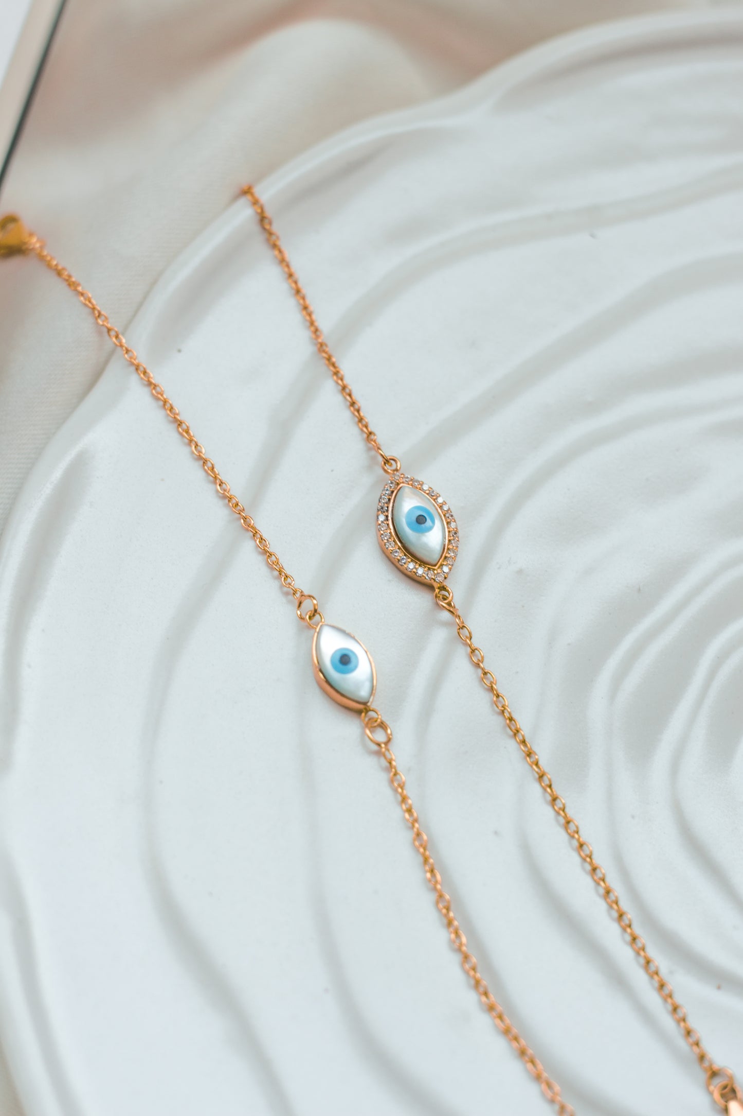 Evil Eye Bracelet Halo Marquise