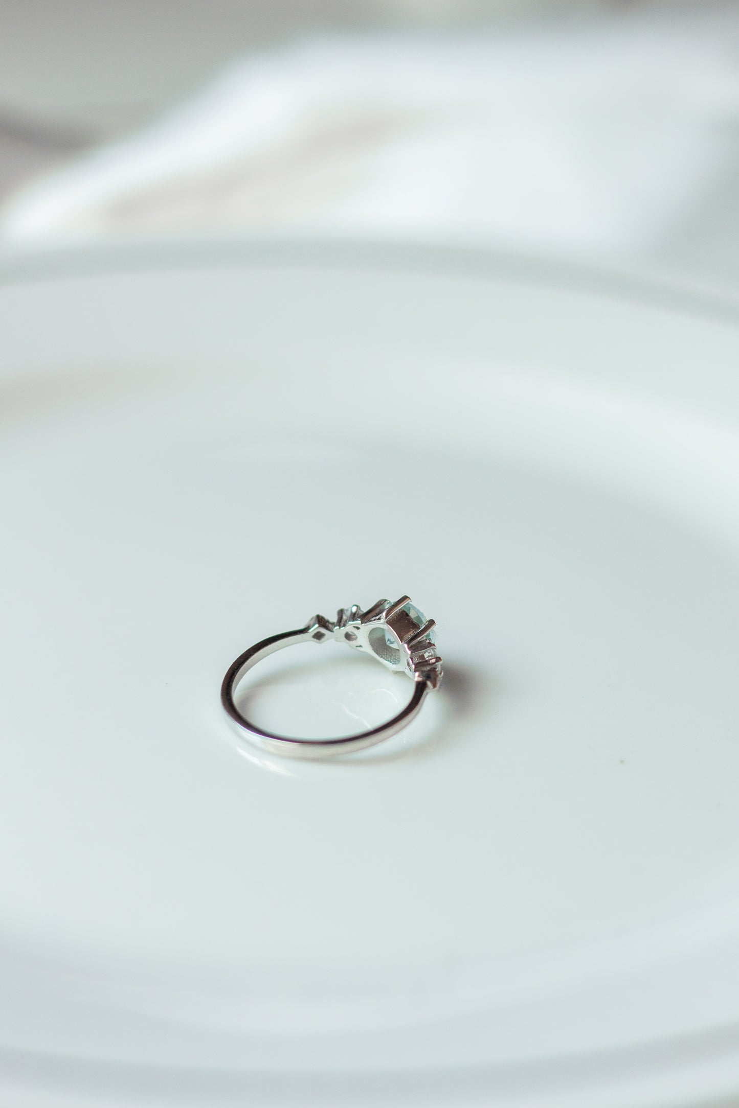 Aquamarine Stacking Ring