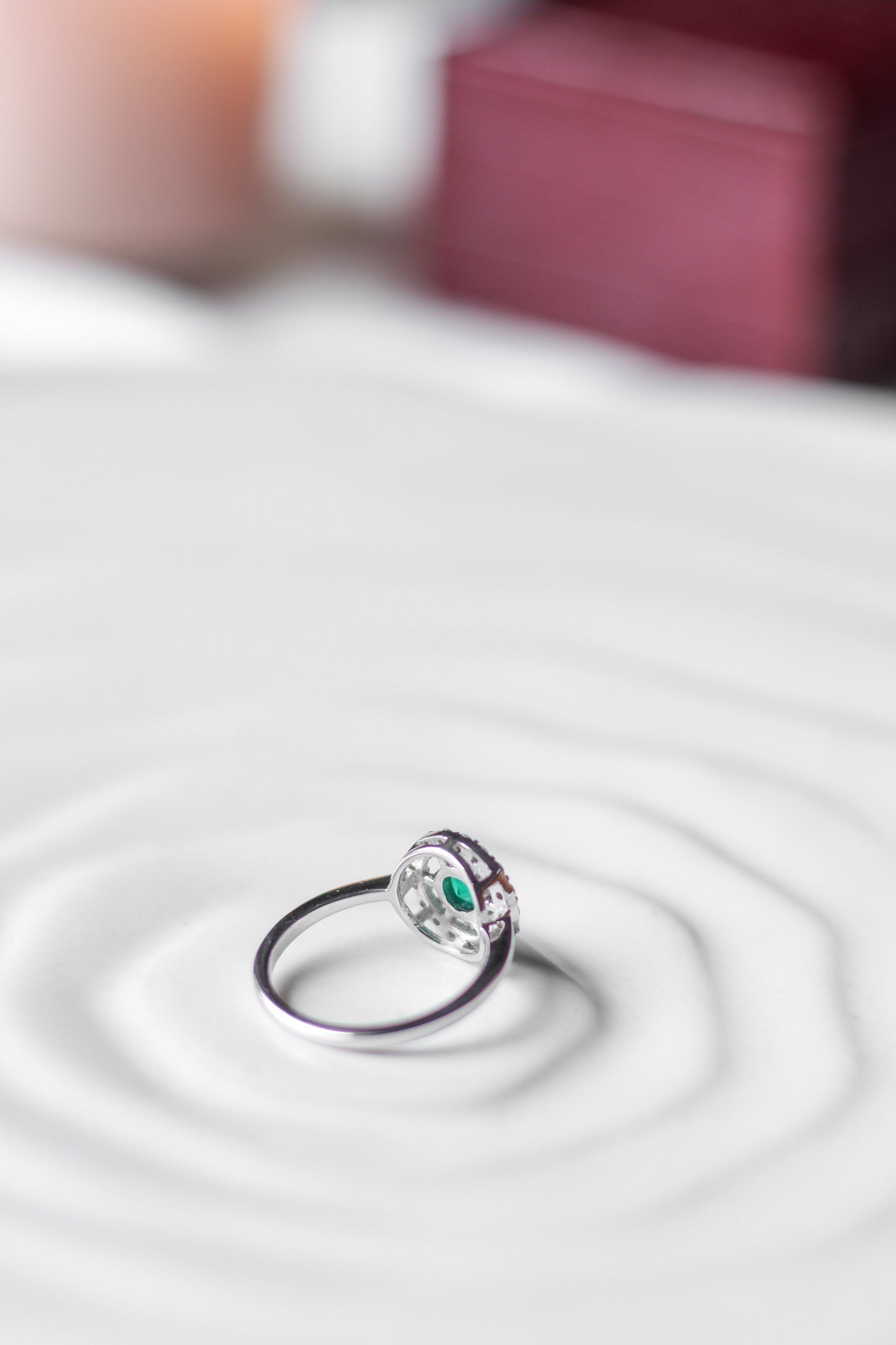 Minimalist Green Onyx ring