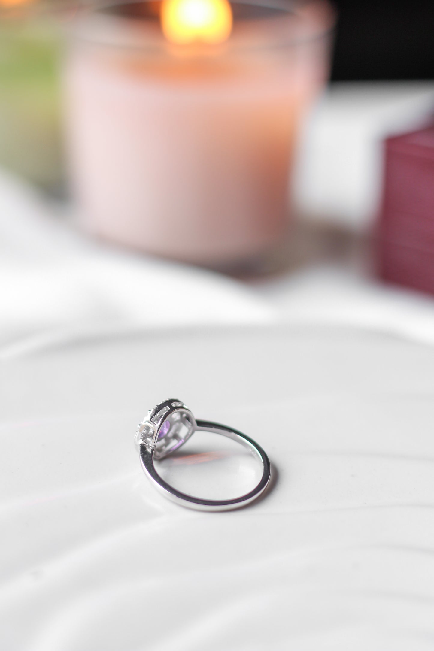 Minimalist Amethyst Ring