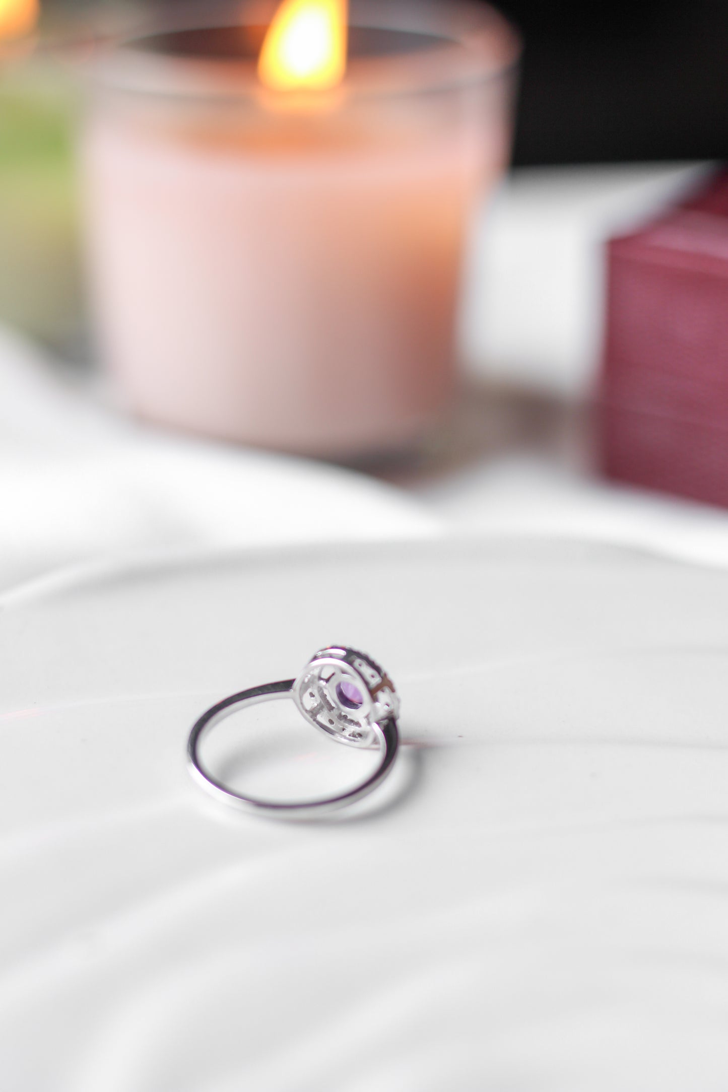 Minimalist Amethyst Ring