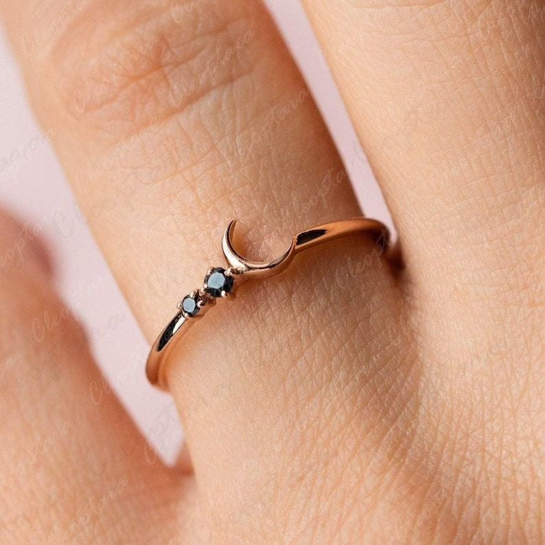 Custom Order for Drishti (Celestial Moon Ring)