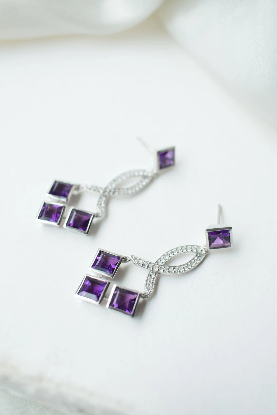 Amethyst Aria Earrings