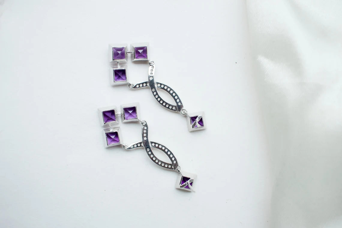 Amethyst Aria Earrings