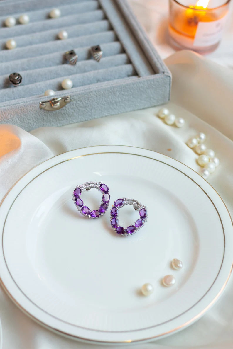 Amethyst Luminous Loops