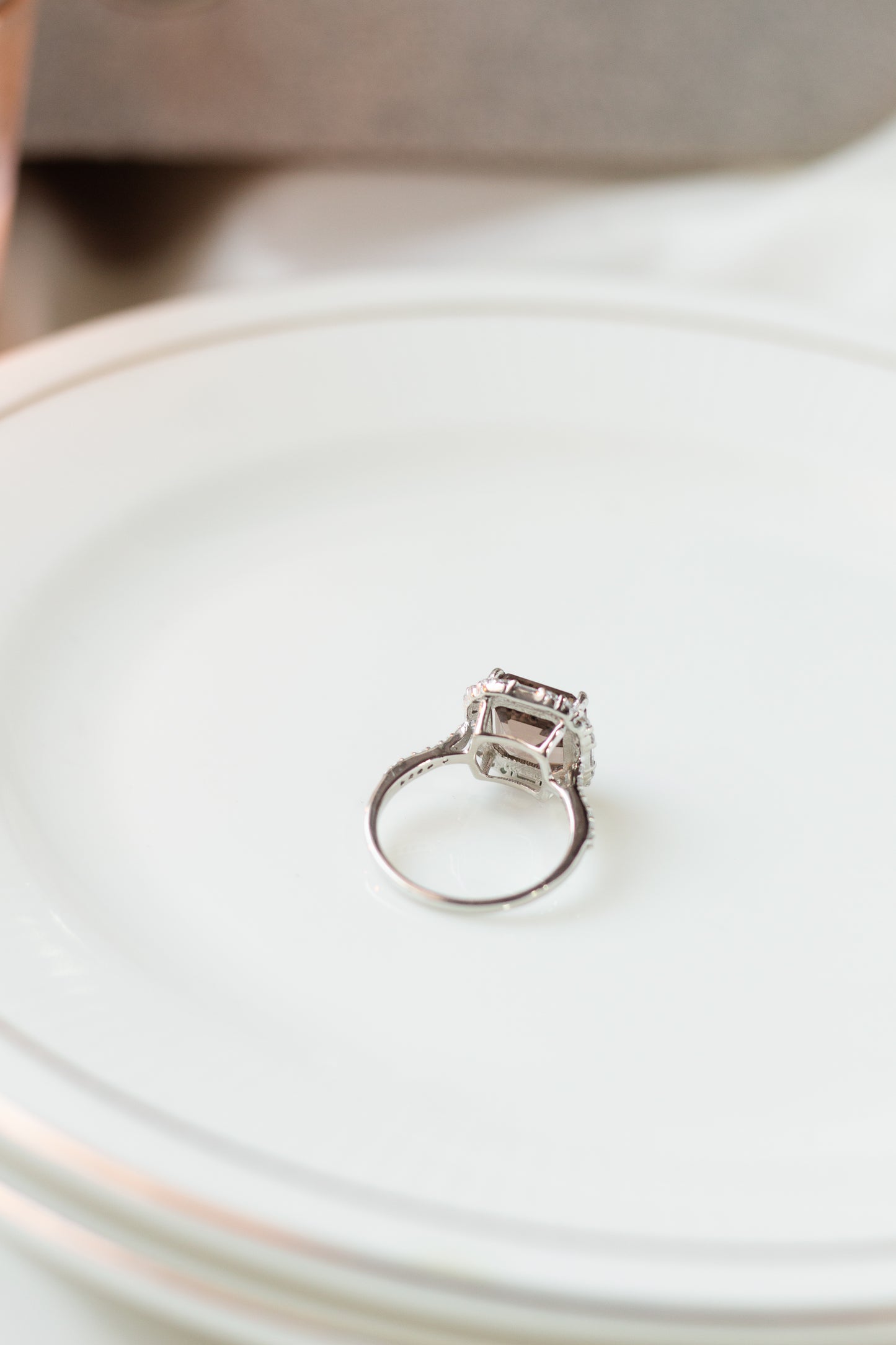 Smoky Essence Statement Ring