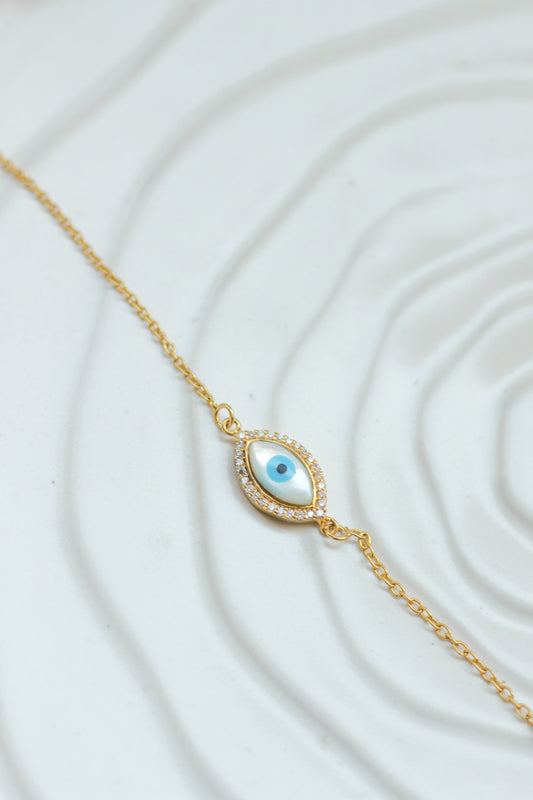 Evil Eye Bracelet Halo Marquise