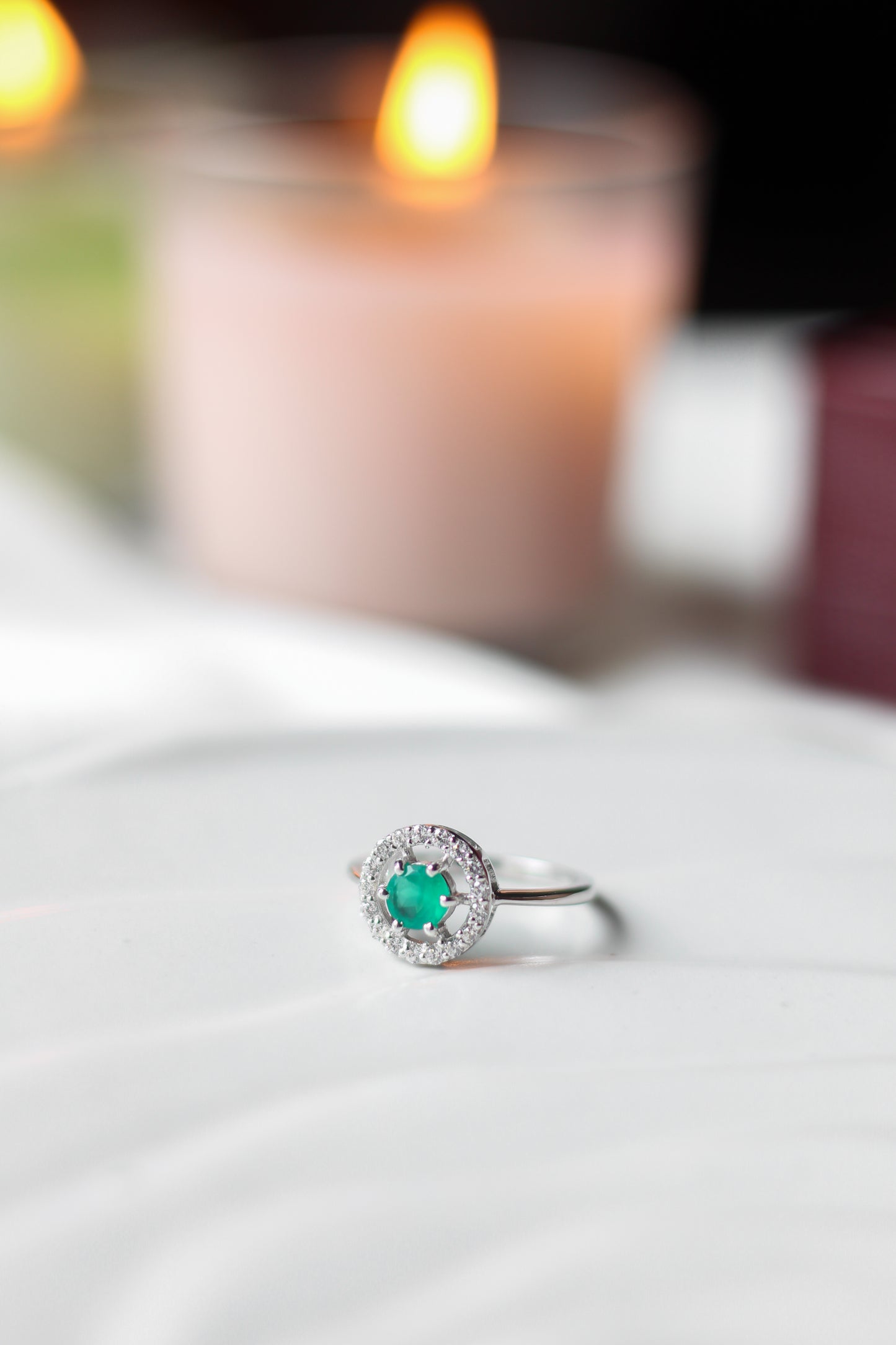 Minimalist Green Onyx ring
