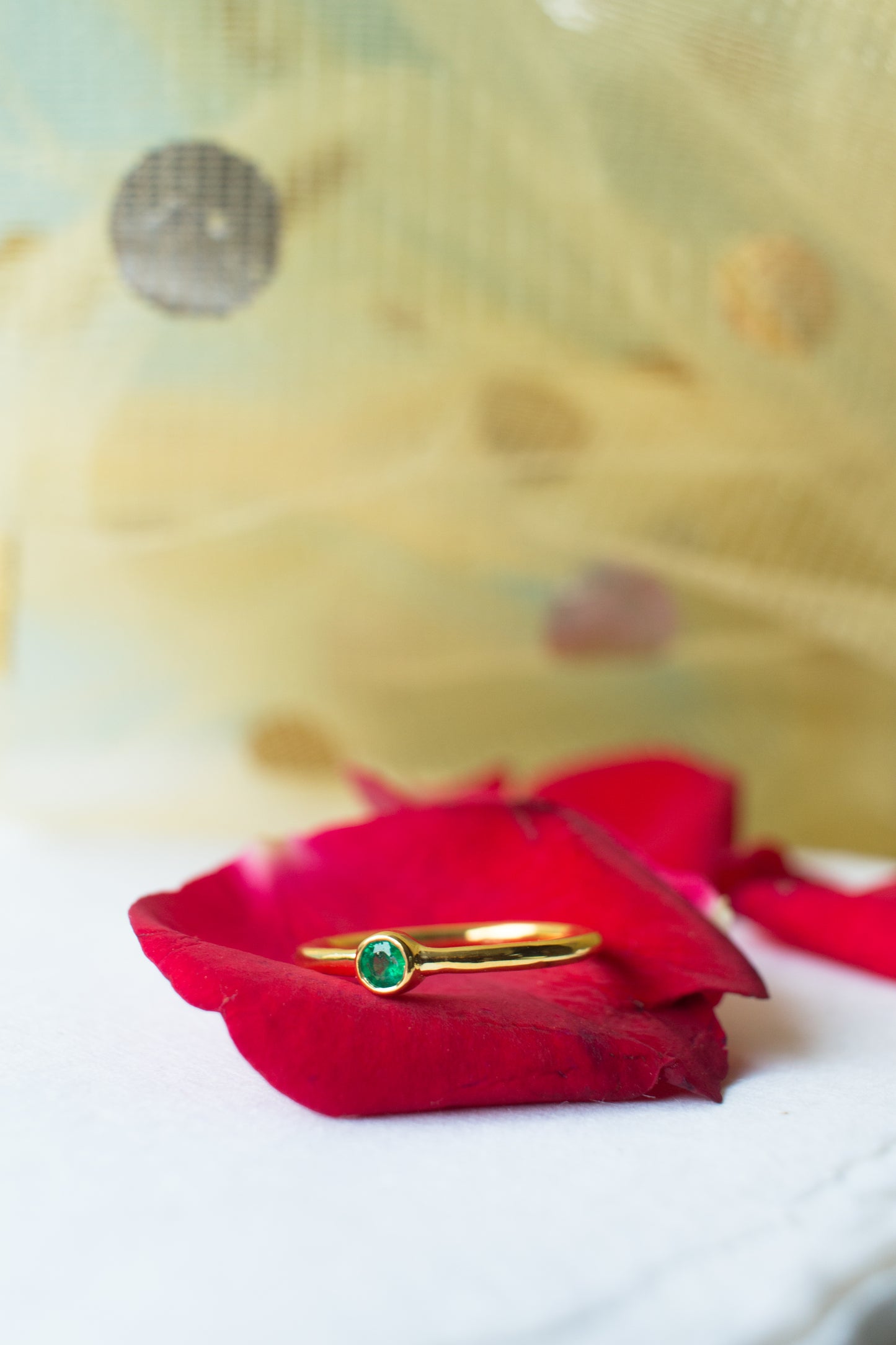 Sleek Birthstone Stack