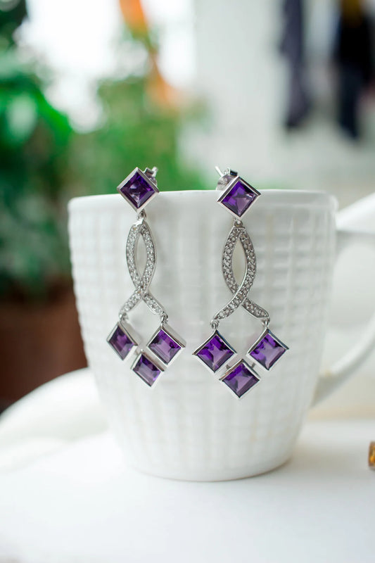 Amethyst Aria Earrings